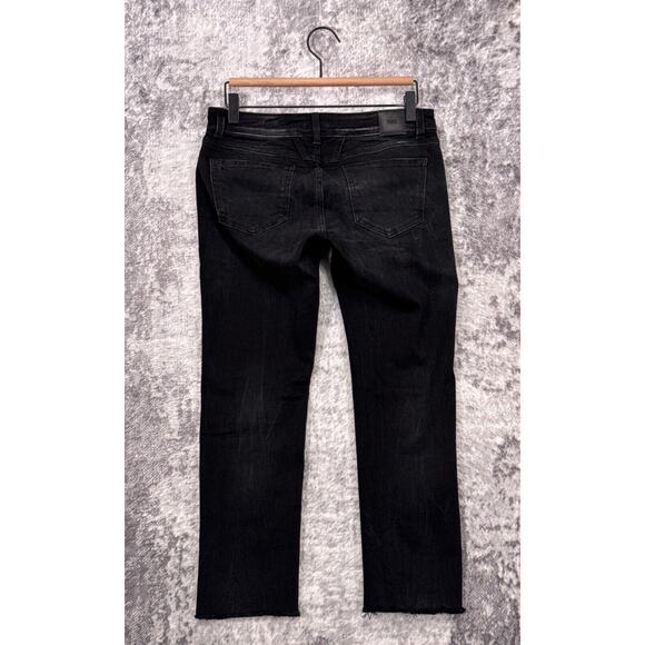 CLOSED Jeans 27 Womens Starlet Low Rise Skinny Raw Step Hem Black Wash Denim - Picture 2 of 7